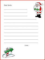Free Santa Letter Templates Microsoft Word New Dear Santa Letter
