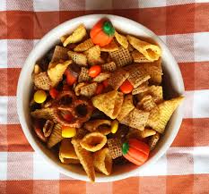 fall harvest snack mix the gingham a