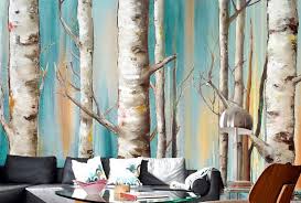 Oil Painting Tree Branch Wallpaper
