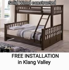 Solid Wood Bunk Bed Tli