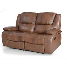 Two Seater Leather Recliner Sofa
