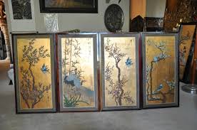Set Of Four Seasons Chinese Painting On