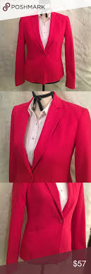 Zara Popular Hot Pink Fitted Suit Blazer Jacket A Wonderful