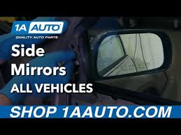 How To Install Replace Side Mirrors On