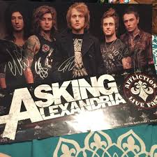 Asking Alexandria Signed Poster