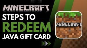 how to redeem minecraft java gift card