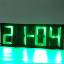 Led Wall Clock Multiple Time Zone