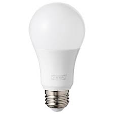 Tradfri Led Bulb E26 600 Lumen Wireless Dimmable Color And White Spectrum Color And White Spectrum Globe Opal Ikea