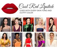 lipstick with the color of your dress