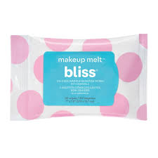 bliss makeup melt wipes oil free makeup remover with chamomile 30 wipes