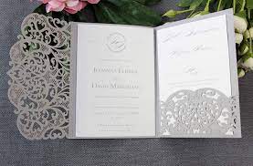 Offering a variety of styles to match your theme from rustic to traditional you will be able to create these beautiful invitations right at home. Amazon Com 50 Cards Pack Grey Wedding Invitations With Envelopes Laser Cut Diy Cards Kit Main Invitation Day Invite Evening Invite Rsvp Wedding Wishes Handmade