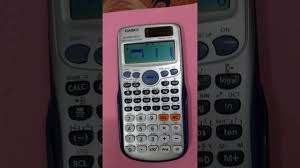 using casio fx991es plus calculator