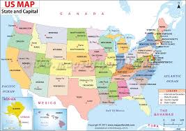 Click on any of the. Us Is The 2nd Largest Country In The North America And Consists Of 50 States States And Capitals United States Map Usa Map
