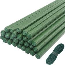 25pack 60inch 5ft Garden Stakes Plastic