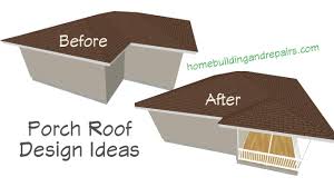 low pitch hip roof porch design ideas