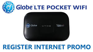 how to register globe lte pocket wifi
