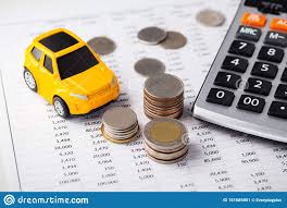 Car Coins With Calculator Stock Image Image Of Cost