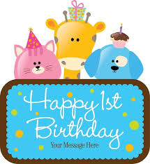 vector child birthday card free vector