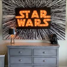 Large Star Wars Wall Decor Art Marquee