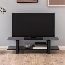 Kennesaw Smoked Glass 1 Shelf Tv Stand