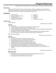 Cashier Job Responsibilities For Resume Example  