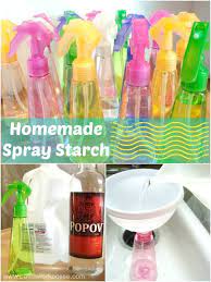 homemade spray starch patchwork posse