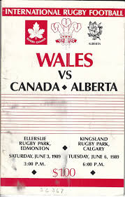1989 calgary rugby programme ebay