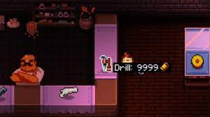 Enter the Gungeon : Get the DRILL from the shop without paying. - YouTube