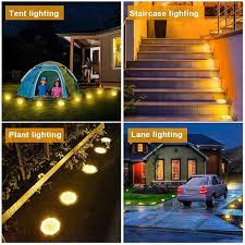 12 led solar powered lights outdoor