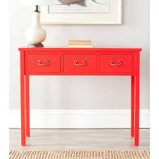 Drawer Gray Wood Console Table Amh6568a