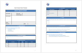 The change management impact assessment is a critical piece of work on any change implementation. 5 Free Impact Analysis Templates Word Excel Pdf