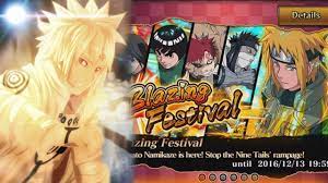 Minato Namikaze! Blazing Festival! - Naruto Shippuden Ultimate Ninja  Blazing - YouTube