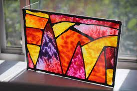 Make Vibrant Faux Stained Glass Windows