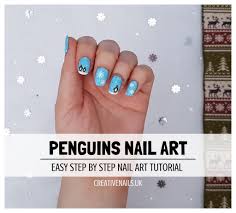 penguins nail art tutorial creative nails