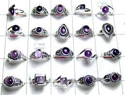 whole silver cabochon rings india