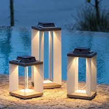 Blade Solar Lantern Patio Decor Enjoy