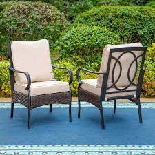 Metal Frame Patio Dining Chair