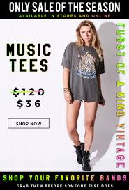 Check spelling or type a new query. Lf Stores Rock Out Grab Vintage Music Tees For 36 Milled