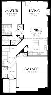 house plan 81301 narrow lot style