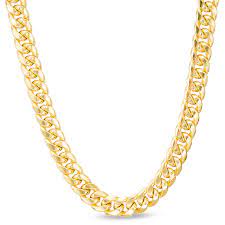 7 4mm hollow cuban curb chain necklace