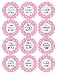Download these five free games in varying colors to add some fun to your next baby shower. Ready To Pop Printable Labels Free Free Baby Shower Printables Nautical Baby Shower Decorations Diy Baby Shower Decorations
