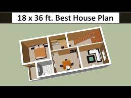 18x36 House Design 3d Model