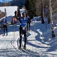 nordic ski racer cross country skiing