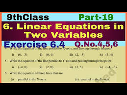 Two Variables Exercise 6 4