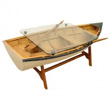 These boat themed tables offer a unique look and feel. Model Rowing Boat Coffee Table Georgian Antiques