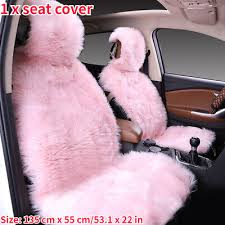 1x Soft Faux Sheepskin Fur Car Seat