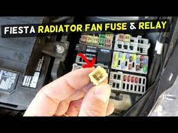 ford fiesta radiator fan fuse and relay