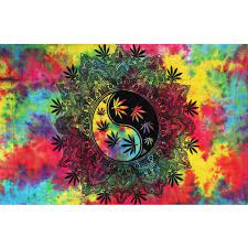 Indian Psychedelic Wall Hanging Yin