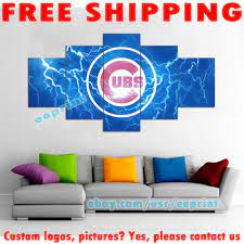 Framed Chicago Cubs Thunder Canvas