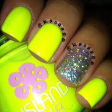 In fact, certain nail designs almost seem to lend themselves better to a shorter length than long. Neon Nails Simple Nail Designs Love Nails Bright Nails Bright Nail Designs